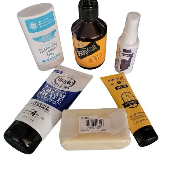 Men's 6 Piece Skincare Beard Grooming Bundle Create - Picture 1 of 13